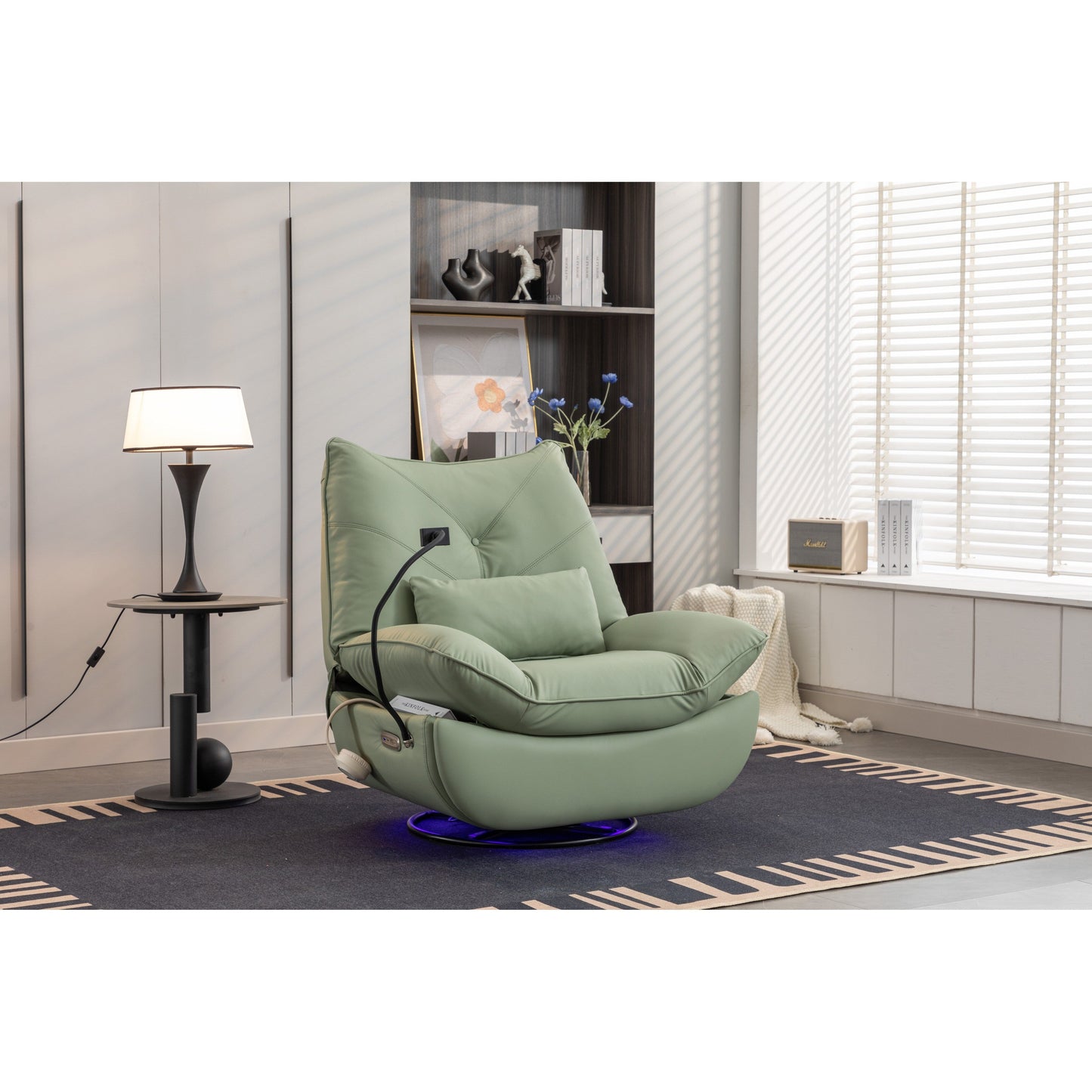 Poltrona reclinabile girevole 270
