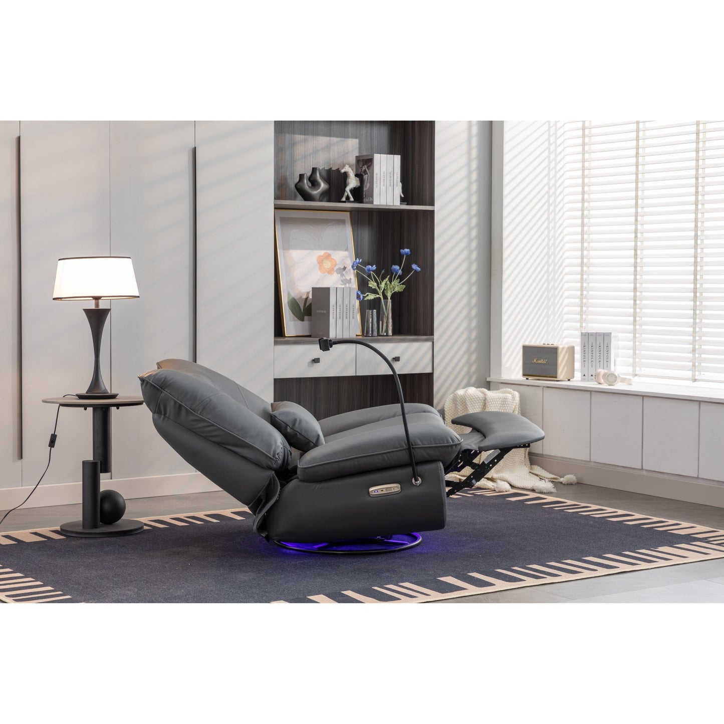 Poltrona reclinabile girevole 270