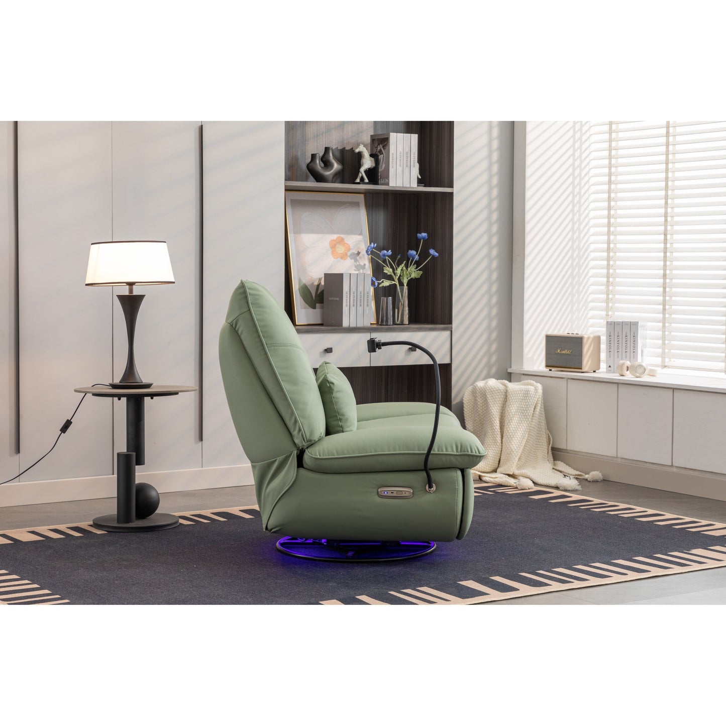 Poltrona reclinabile girevole 270