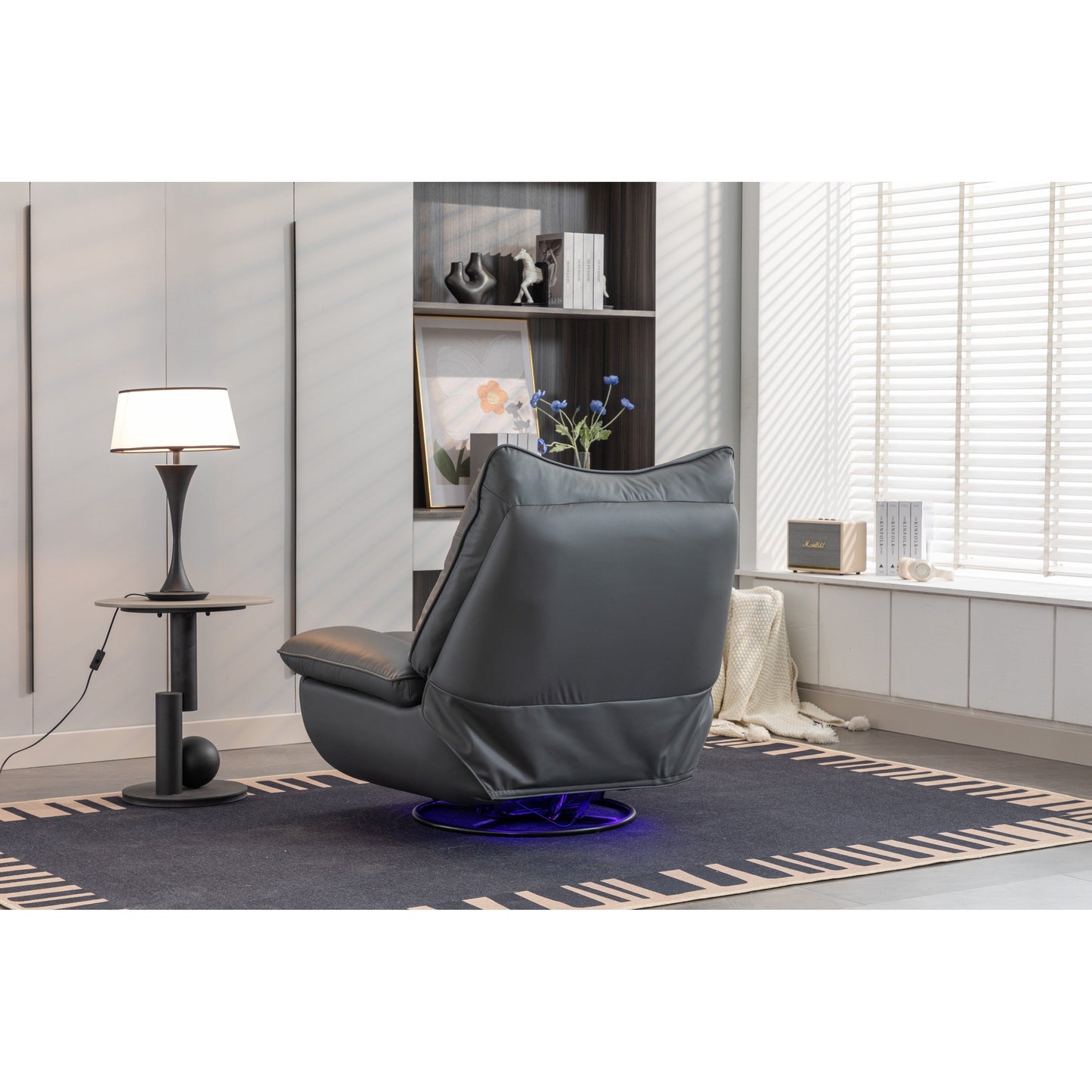 Poltrona reclinabile girevole 270