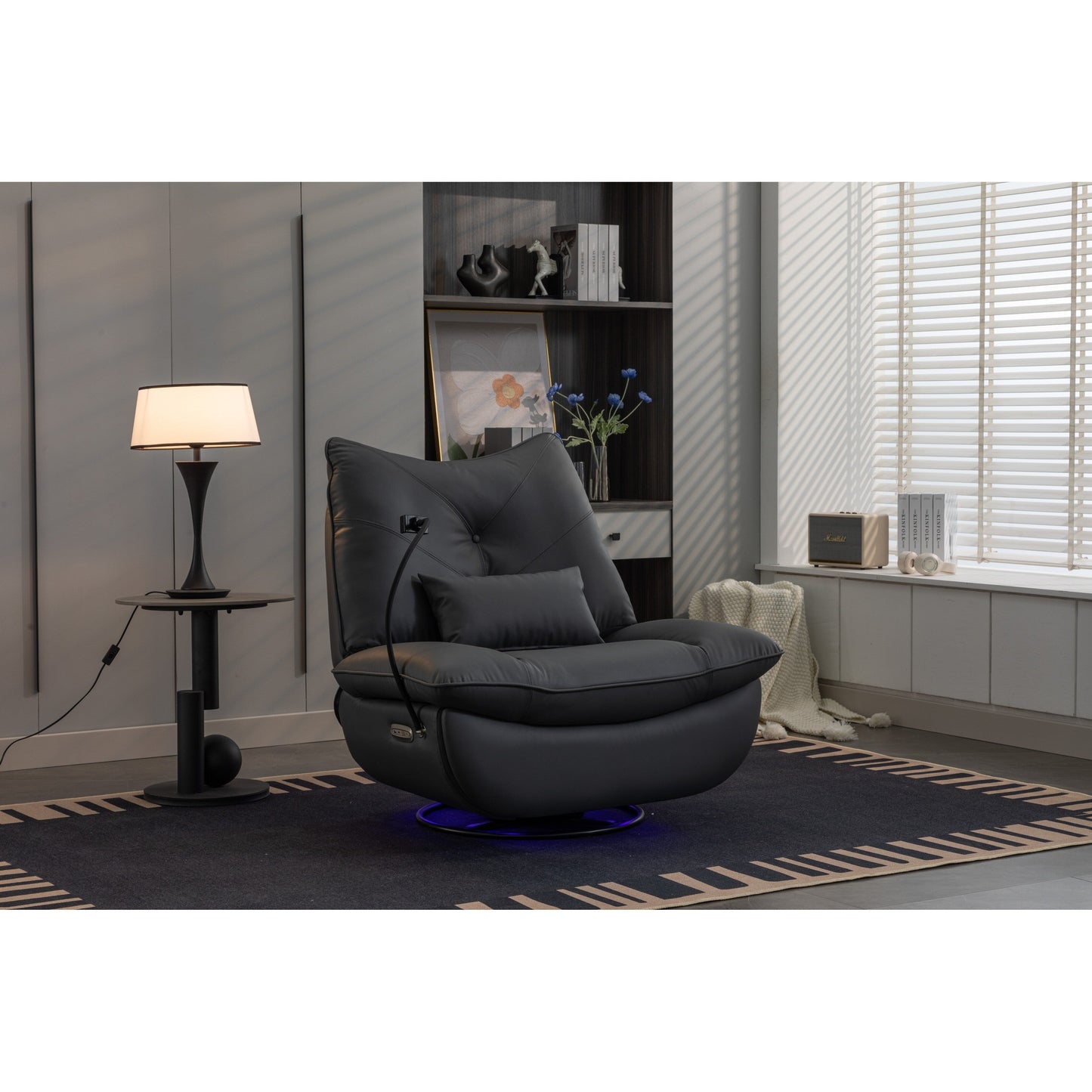 Poltrona reclinabile girevole 270