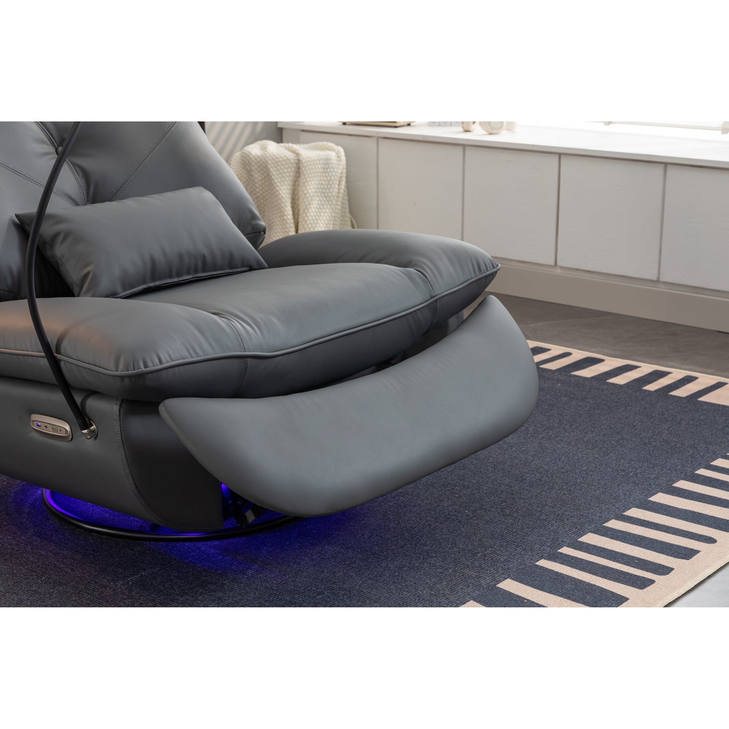 Poltrona reclinabile girevole 270