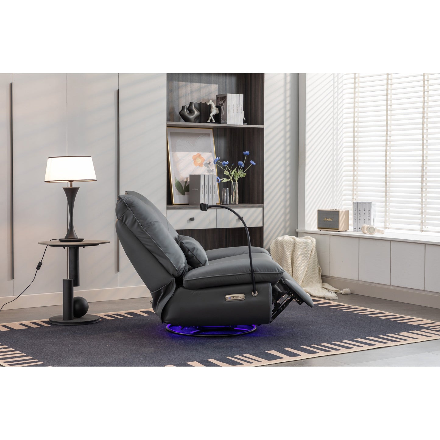 Poltrona reclinabile girevole 270