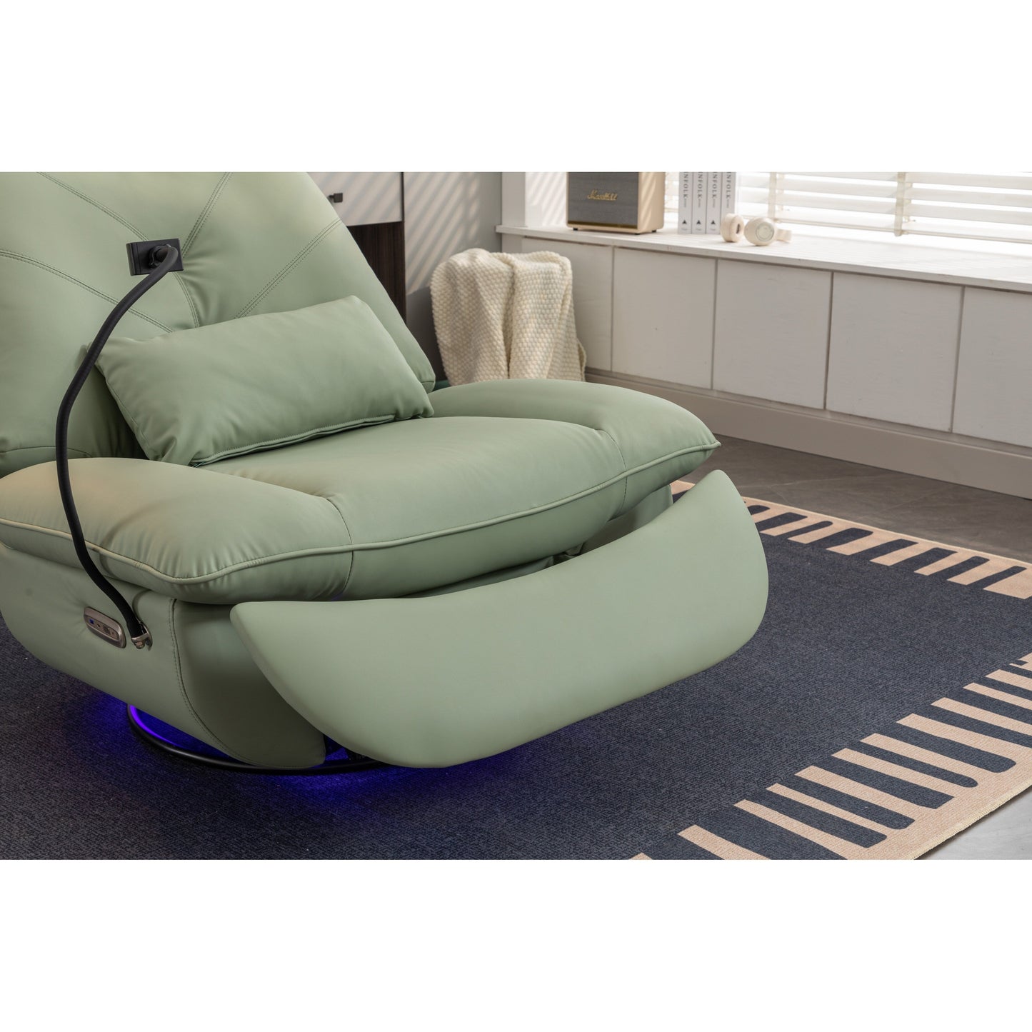 Poltrona reclinabile girevole 270