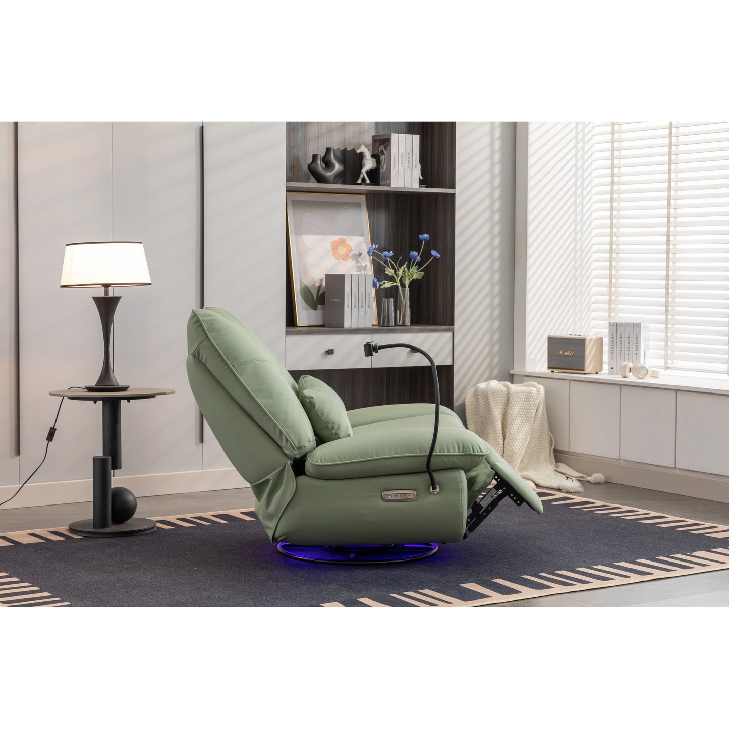 Poltrona reclinabile girevole 270