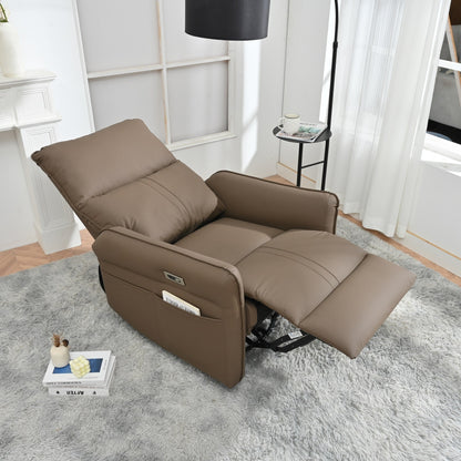 Poltrona reclinabile girevole elettricamente a 270°, divano reclinabile elettrico con porte USB