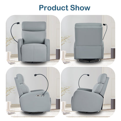Poltrona reclinabile girevole elettricamente a 270°