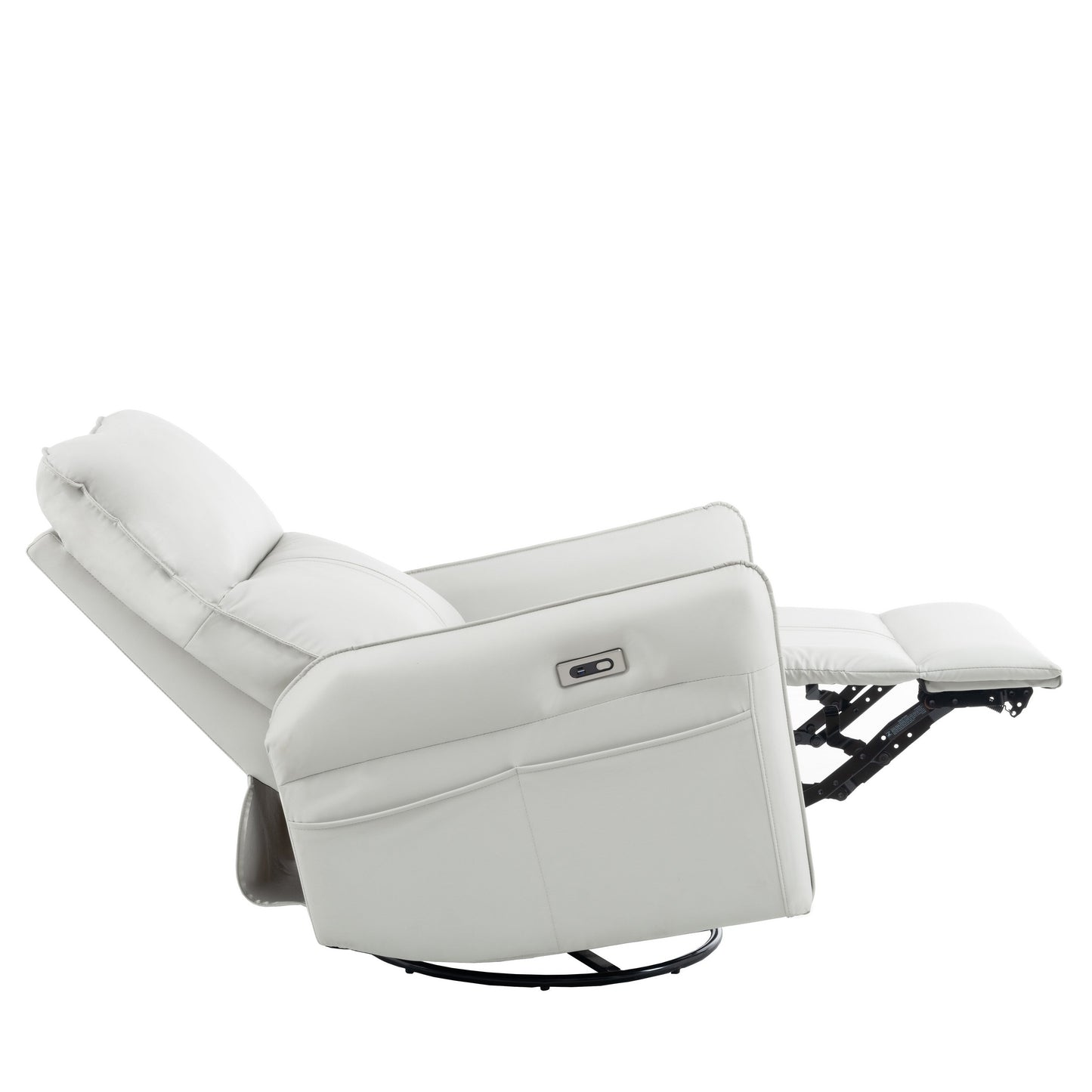 Poltrona reclinabile elettrica girevole a 270° con porte USB