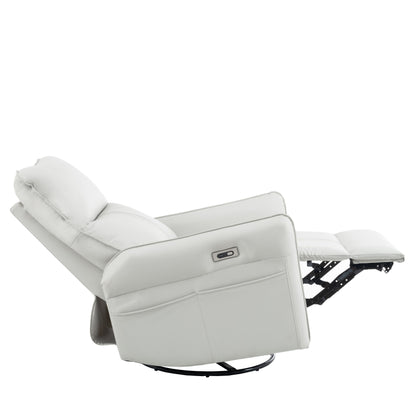 Poltrona reclinabile elettrica girevole a 270° con porte USB
