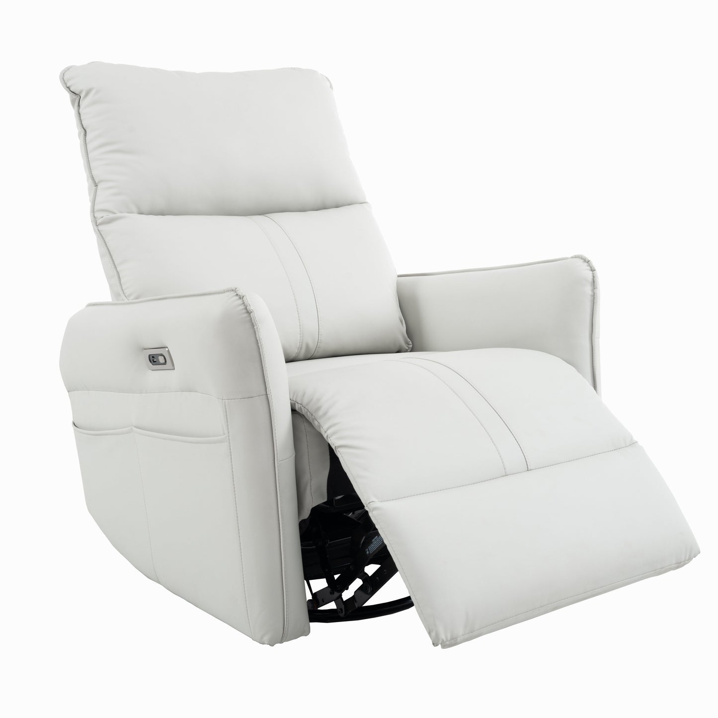 Poltrona reclinabile elettrica girevole a 270° con porte USB