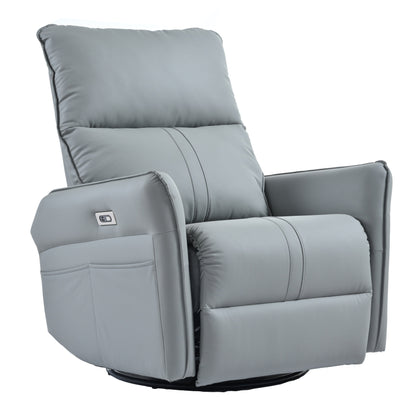 Poltrona reclinabile elettrica girevole a 270° con porte USB