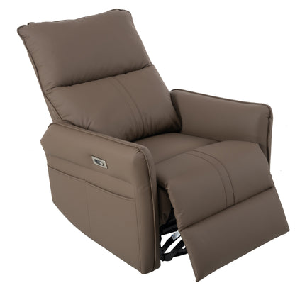 Poltrona reclinabile elettrica girevole a 270° con porte USB
