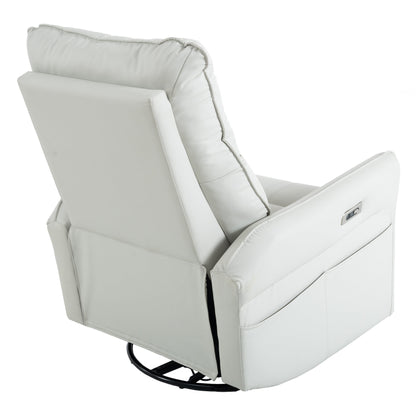 Poltrona reclinabile elettrica girevole a 270° con porte USB