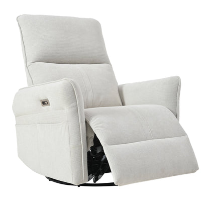 Poltrona reclinabile elettrica girevole a 270° con porte USB
