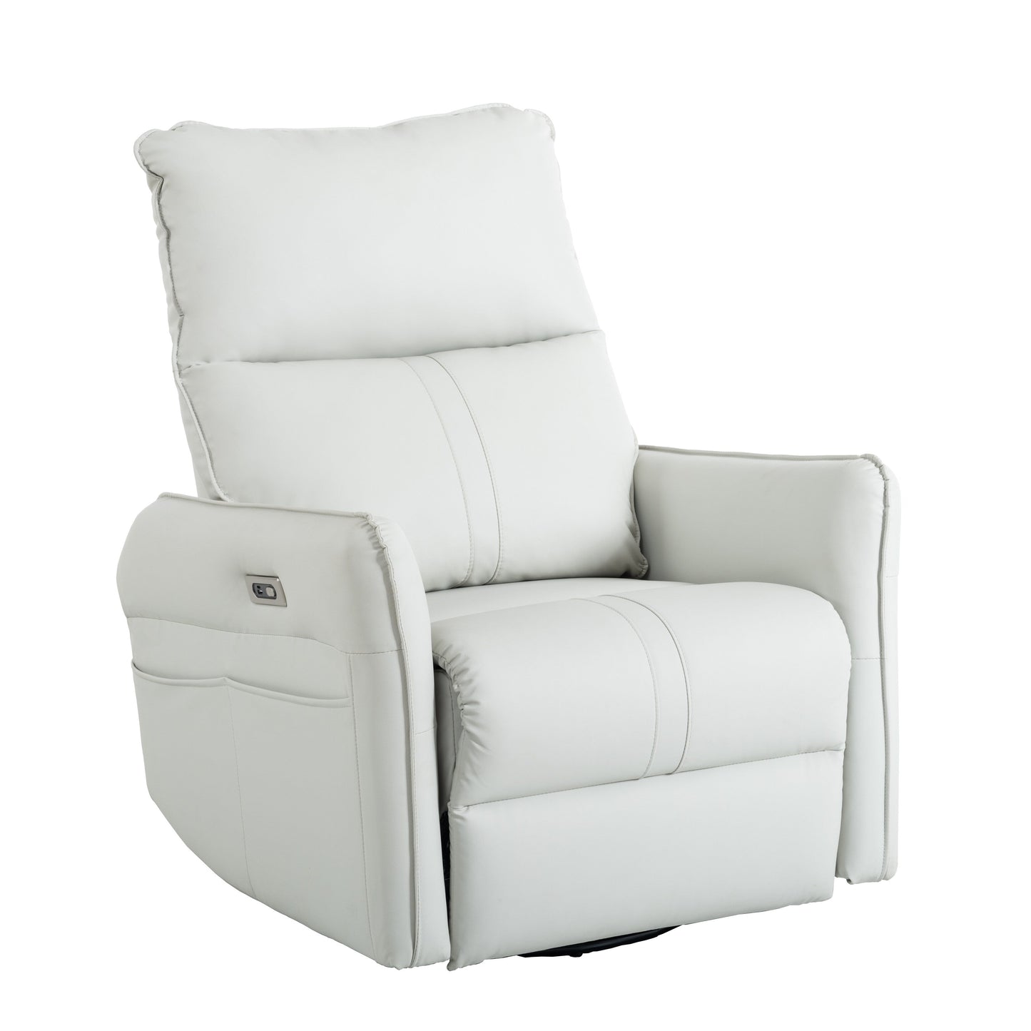 Poltrona reclinabile elettrica girevole a 270° con porte USB