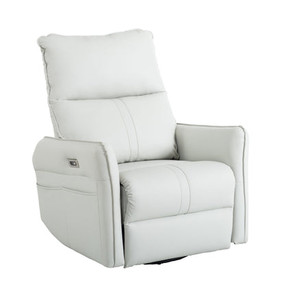 Poltrona reclinabile elettrica girevole a 270° con porte USB