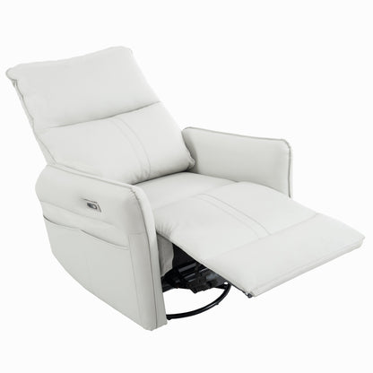 Poltrona reclinabile elettrica girevole a 270° con porte USB