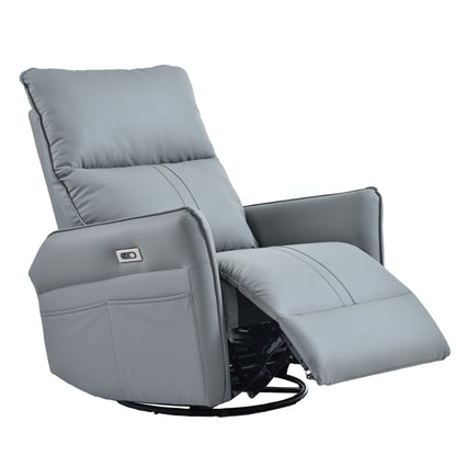 Poltrona reclinabile elettrica girevole a 270° con porte USB