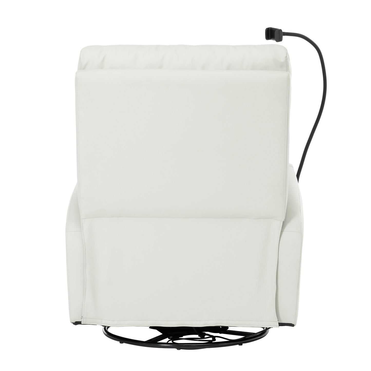 Poltrona reclinabile girevole a 270° con porte USB, reclinazione elettrica e comfort imbottito per il massimo relax