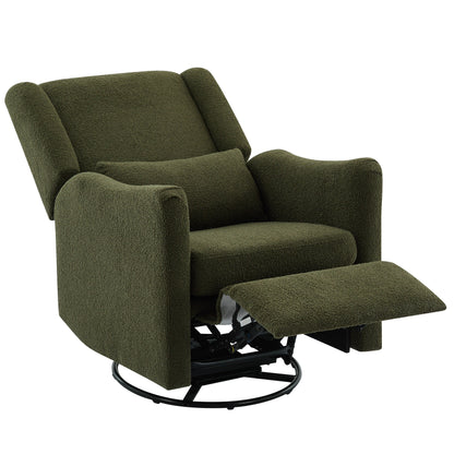 Poltrona reclinabile girevole con schienale alto da 29,5''