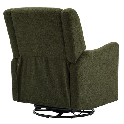 Poltrona reclinabile girevole con schienale alto da 29,5''