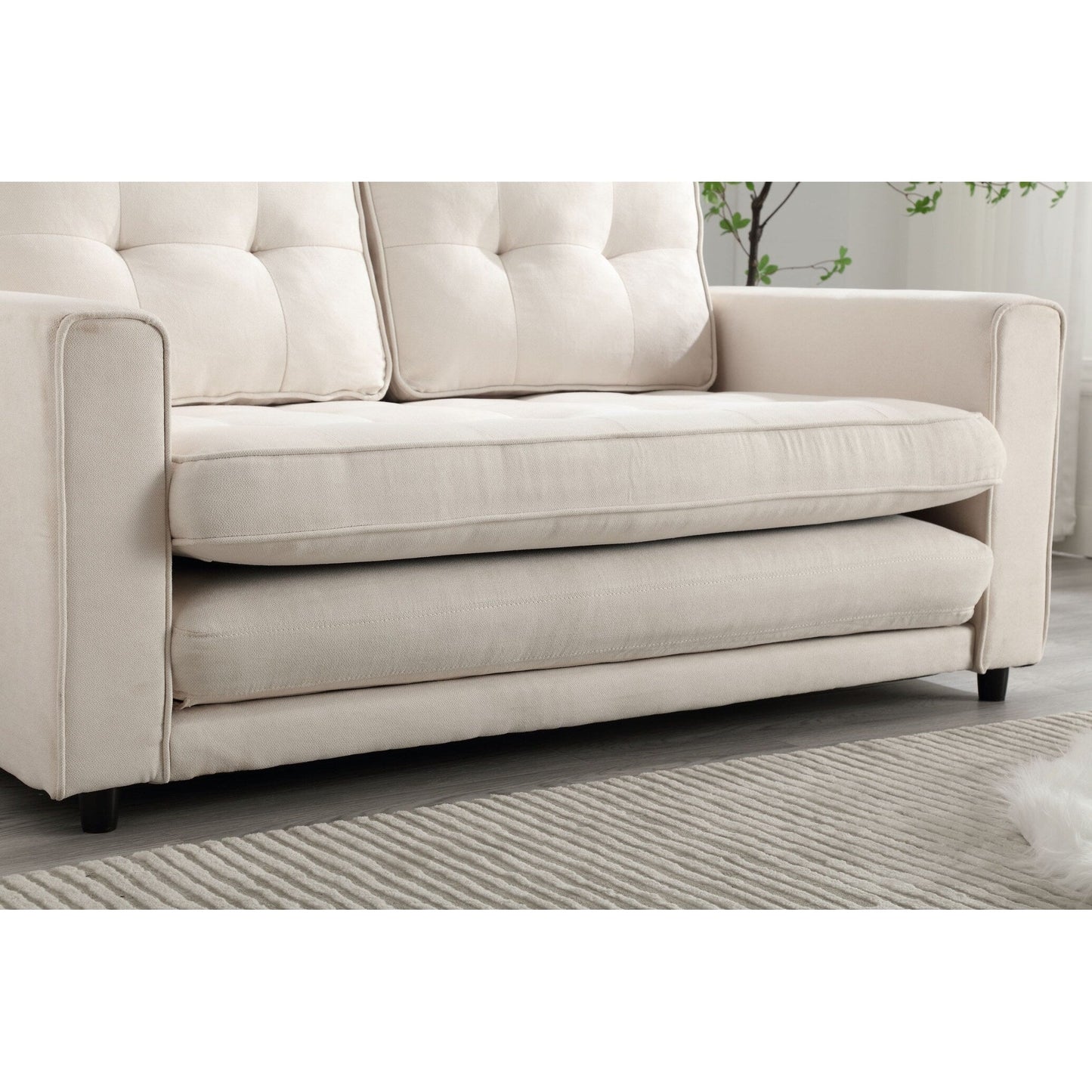 Divano letto futon trasformabile a 3 pieghe