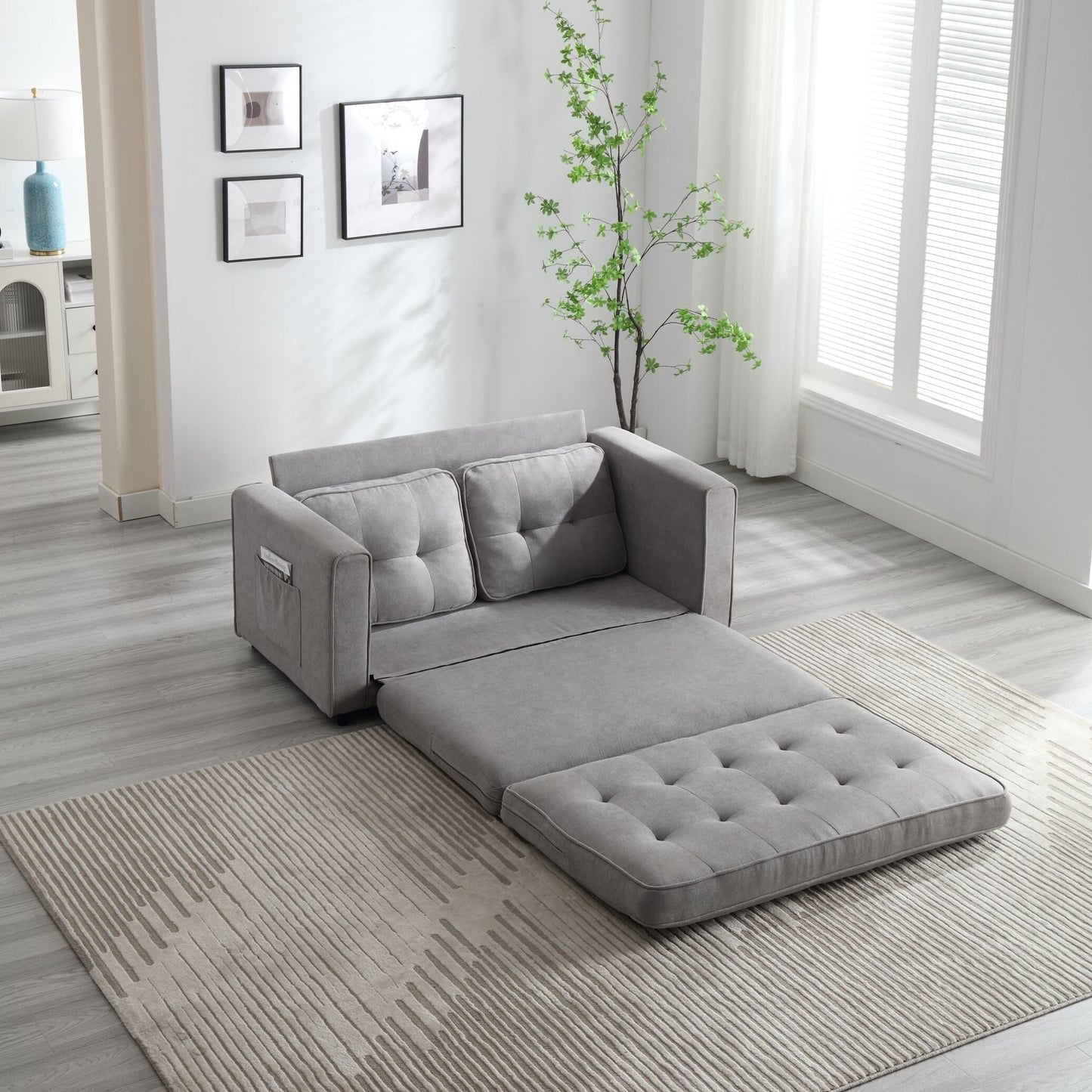 Divano letto futon trasformabile a 3 pieghe