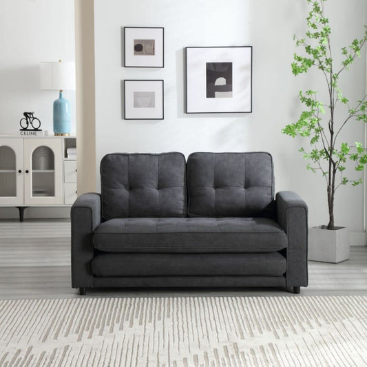 Divano letto futon trasformabile a 3 ante, divano letto estraibile