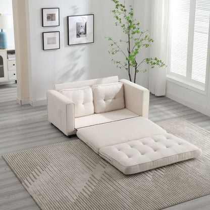 Divano letto futon trasformabile a 3 ante, divano letto estraibile
