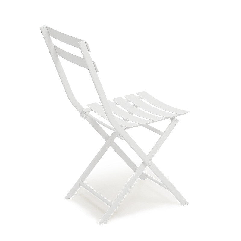 Set da bistrot da patio minimalista da 3 pezzi con tavolo rotondo pieghevole e sedie - 3-Piece-Patio-Bistro-Set