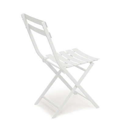 Set da bistrot da patio minimalista da 3 pezzi con tavolo rotondo pieghevole e sedie - 3-Piece-Patio-Bistro-Set