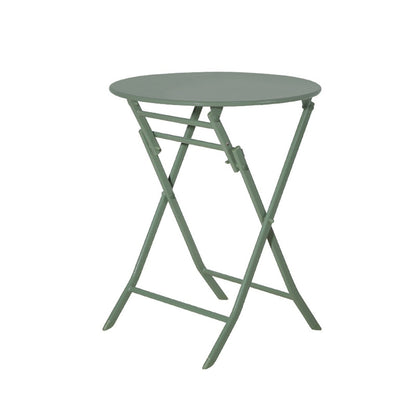 Set da bistrot da patio minimalista da 3 pezzi con tavolo rotondo pieghevole e sedie - 3-Piece-Patio-Bistro-Set