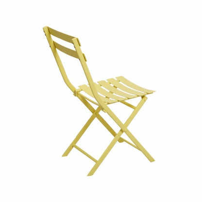 Set da bistrot da patio minimalista da 3 pezzi con tavolo rotondo pieghevole e sedie - 3-Piece-Patio-Bistro-Set