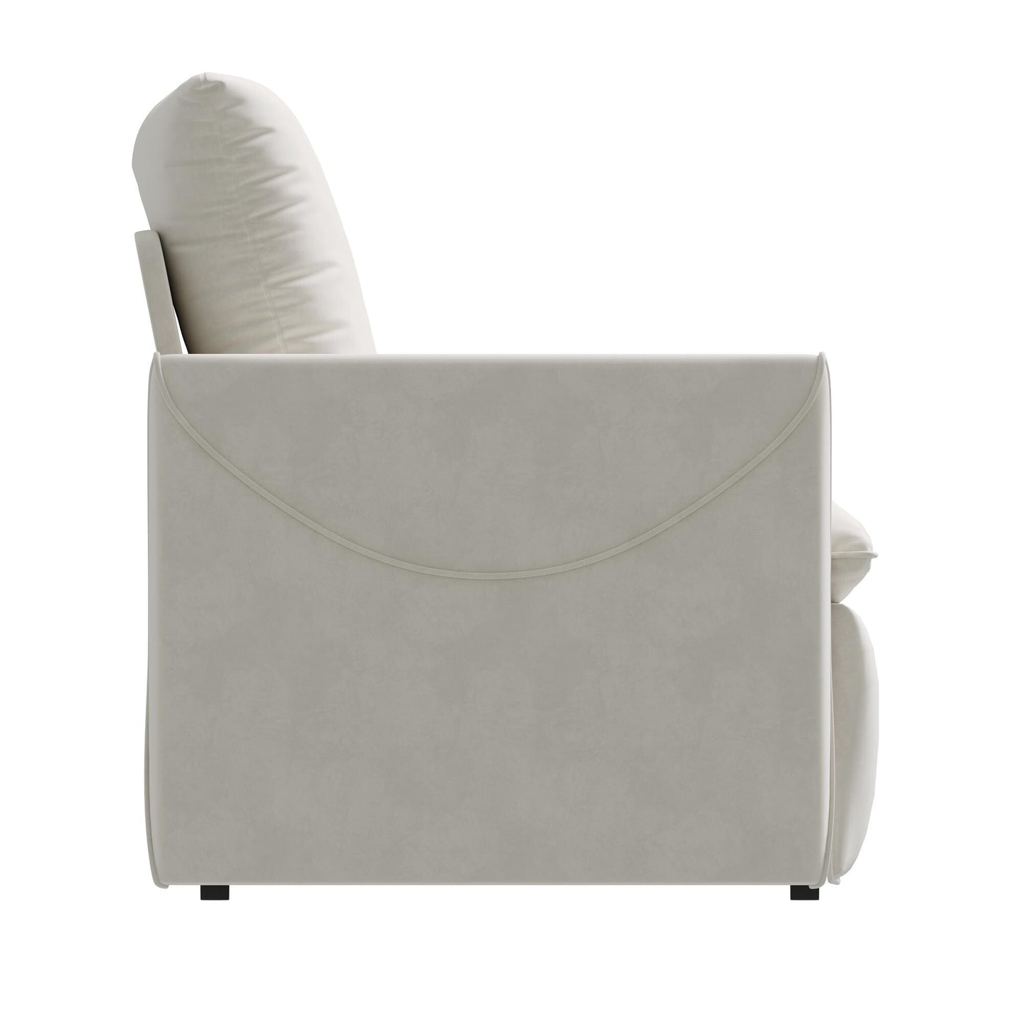 Divano letto trasformabile a 3 posti con set 2 in 1 di cuscini e coperte
