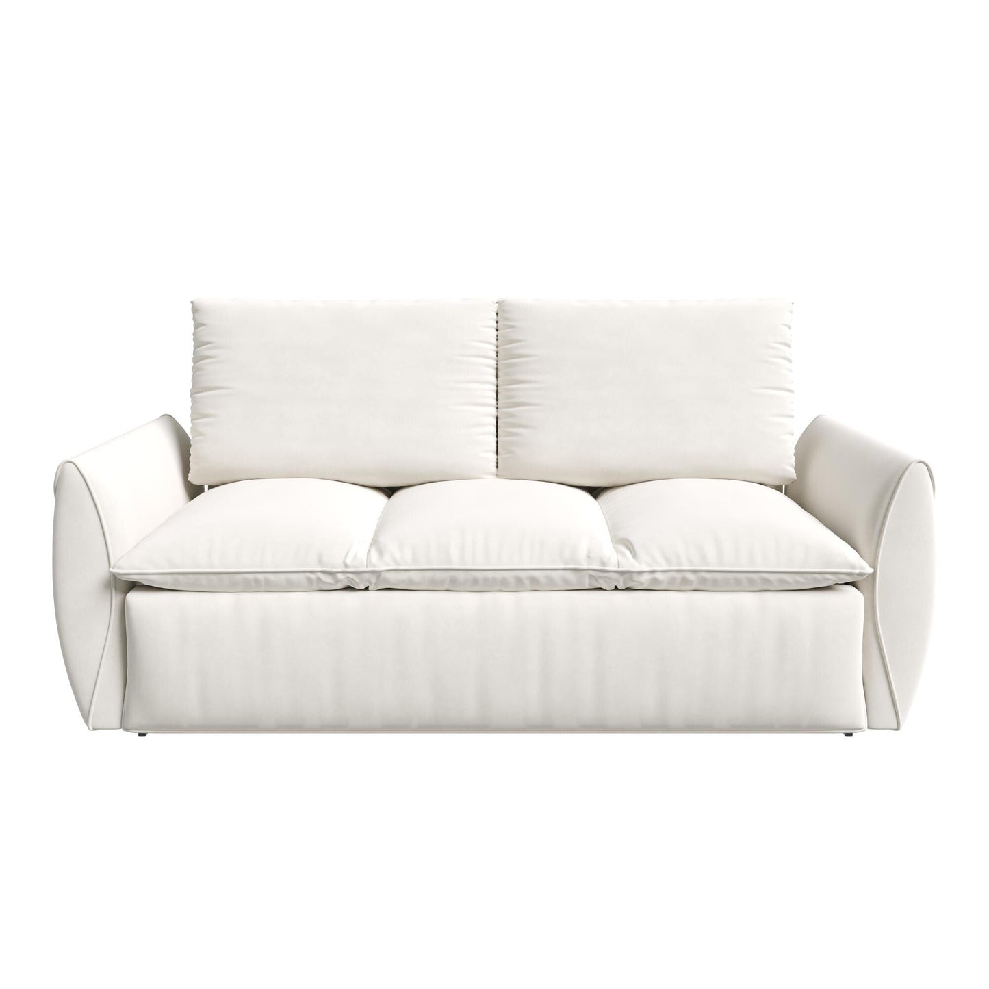 Divano letto trasformabile a 3 posti con set 2 in 1 di cuscini e coperte