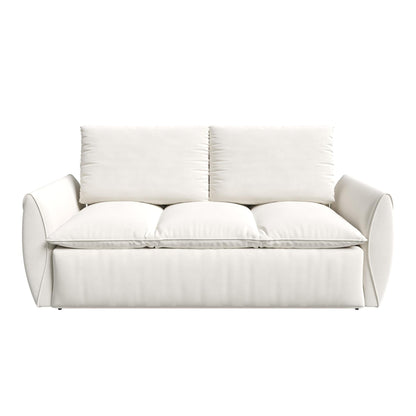 Divano letto trasformabile a 3 posti con set 2 in 1 di cuscini e coperte