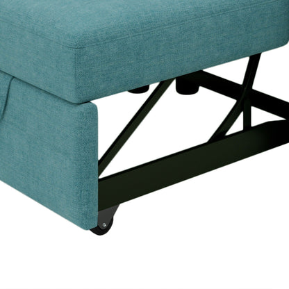 Divano letto regolabile 3 in 1, poltrona letto estraibile, letto pieghevole convertibile per soggiorno