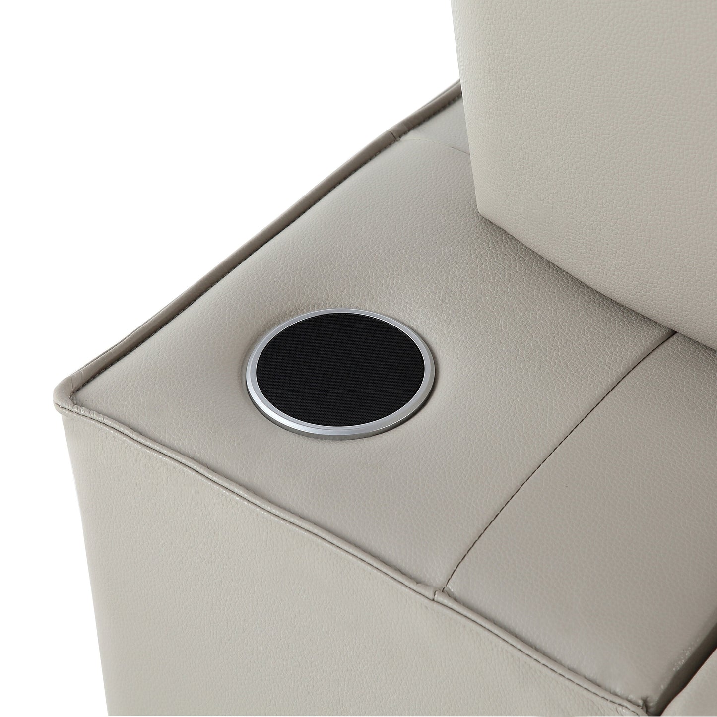 Poltrona letto trasformabile 3 in 1, divano reclinabile regolabile con altoparlanti Bluetooth, porte USB e cuscino morbido