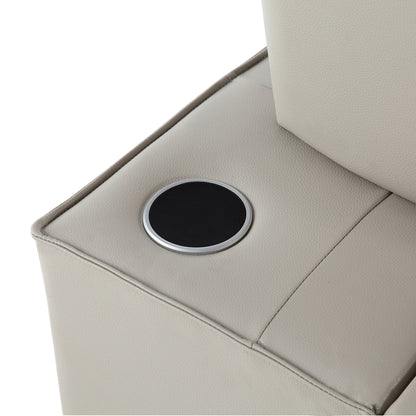 Poltrona letto trasformabile 3 in 1, divano reclinabile regolabile con altoparlanti Bluetooth, porte USB e cuscino morbido
