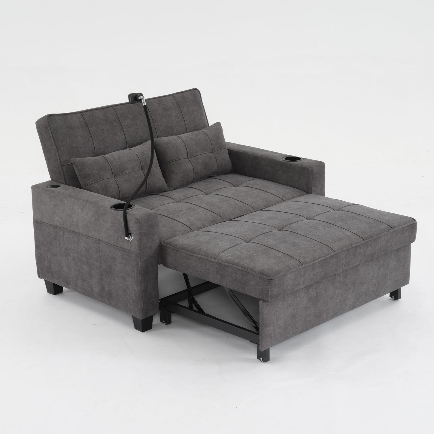 Divano letto trasformabile 3 in 1 con porte USB