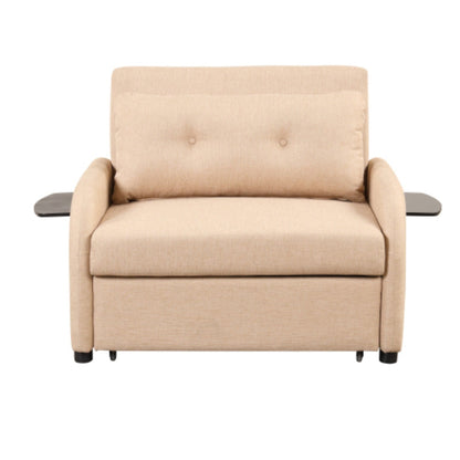 Divano letto estraibile 3 in 1 con tavolino pieghevole e porte USB di Harper&amp;Bright Designs