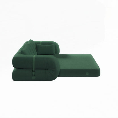Divano letto imbottito in schiuma con tessuto Teddy 3 in 1