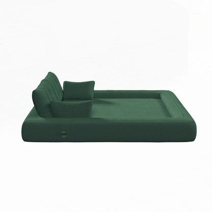 Divano letto imbottito in schiuma con tessuto Teddy 3 in 1