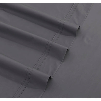 Set di lenzuola oversize in percalle di cotone 300 TC con tasca extra profonda