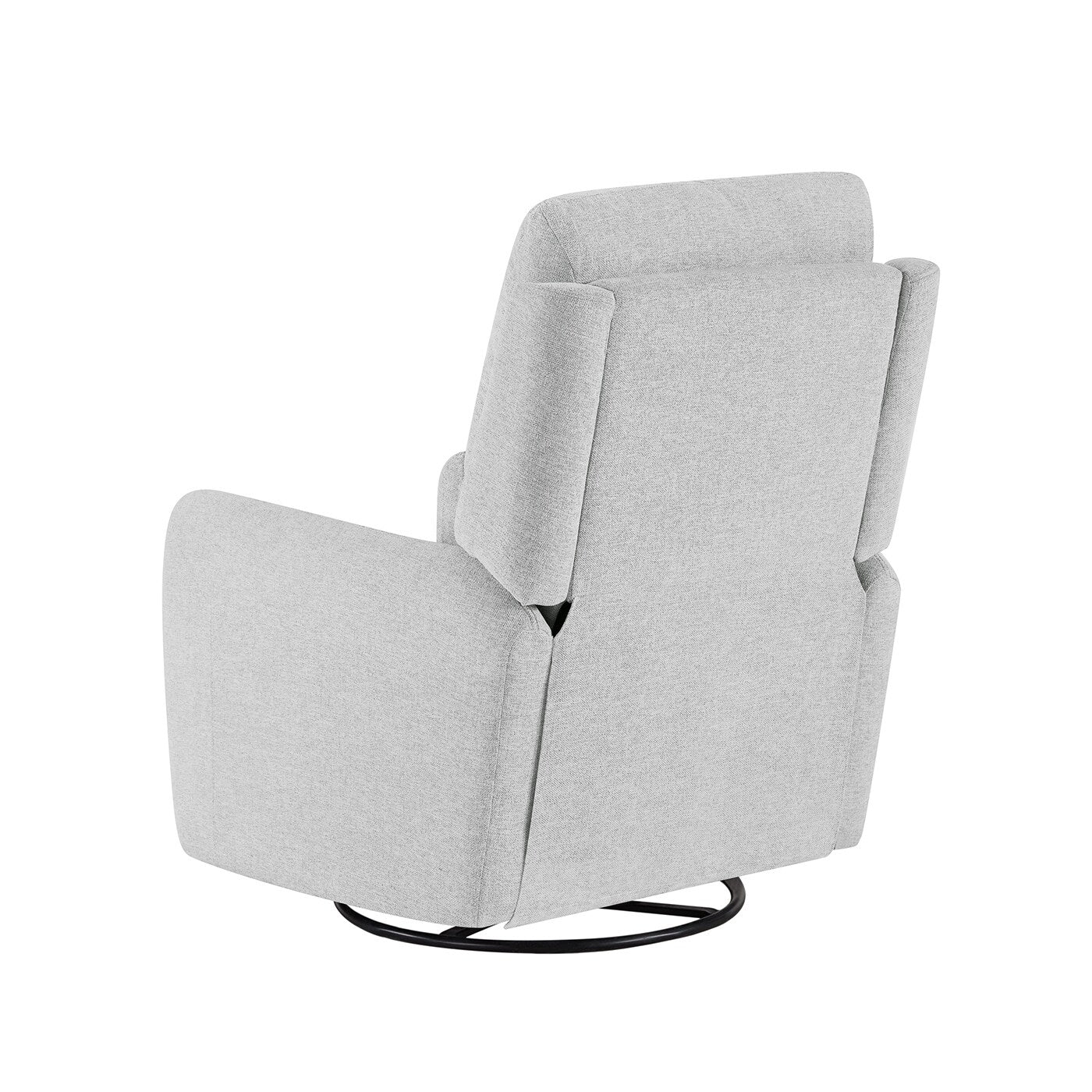 Poltrona reclinabile elettrica con braccioli girevole a 360 gradi, in similpelle
