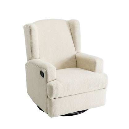 Poltrona reclinabile girevole manuale da 31'' W, set da 2 per cameretta dei bambini