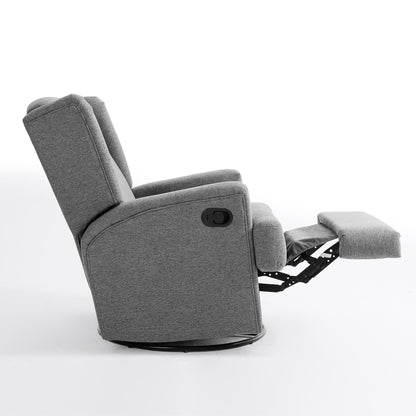 Poltrona reclinabile girevole manuale da 31'' W, set da 2 per cameretta dei bambini