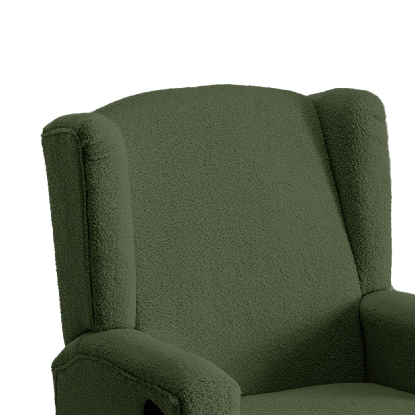 Poltrona reclinabile girevole manuale con schienale ad ala da 31'' W