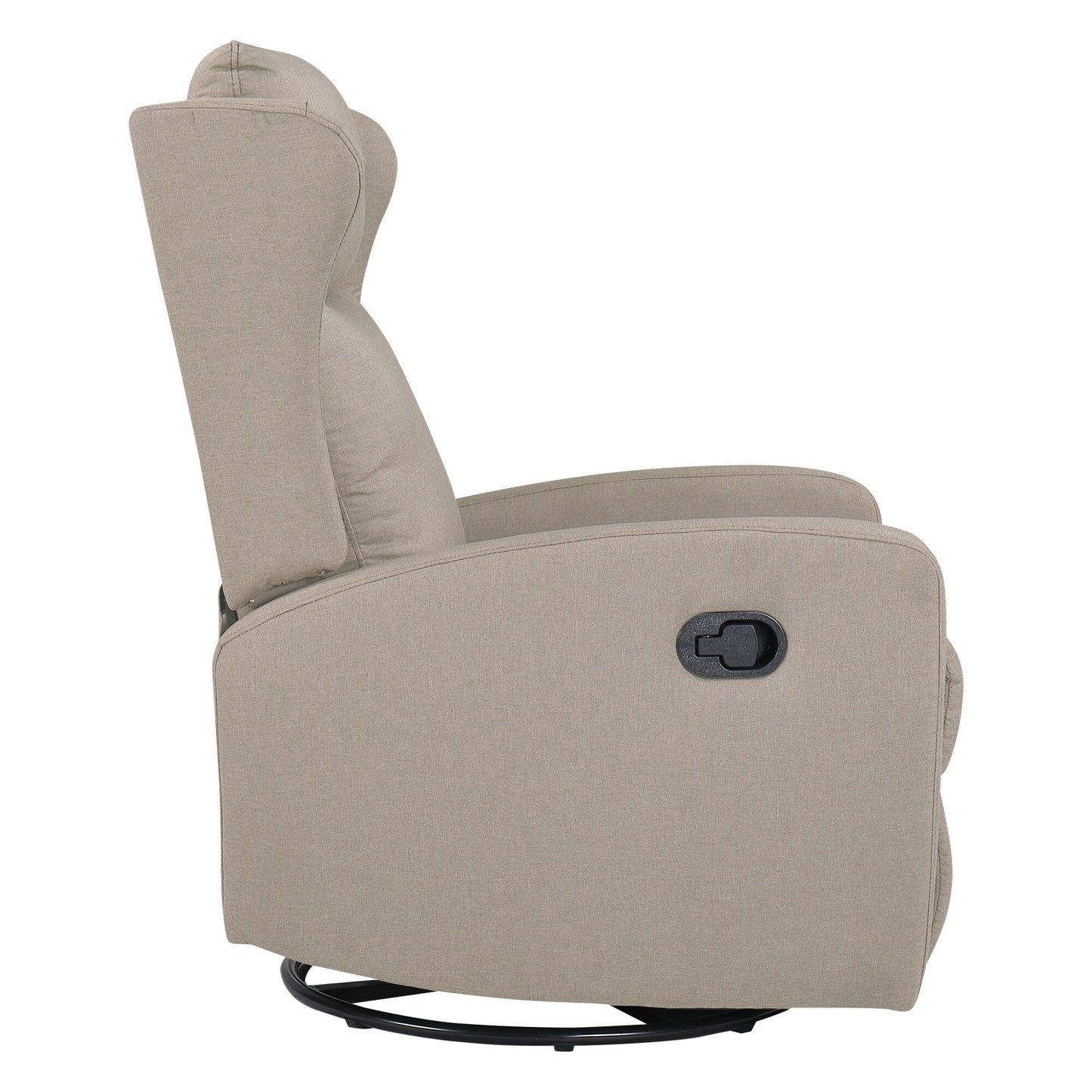 Poltrona reclinabile a dondolo girevole a 360° con schienale regolabile - Design moderno per soggiorno, ufficio e spazi di intrattenimento