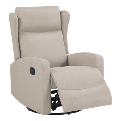 Poltrona reclinabile a dondolo girevole a 360° con schienale regolabile - Design moderno per soggiorno, ufficio e spazi di intrattenimento